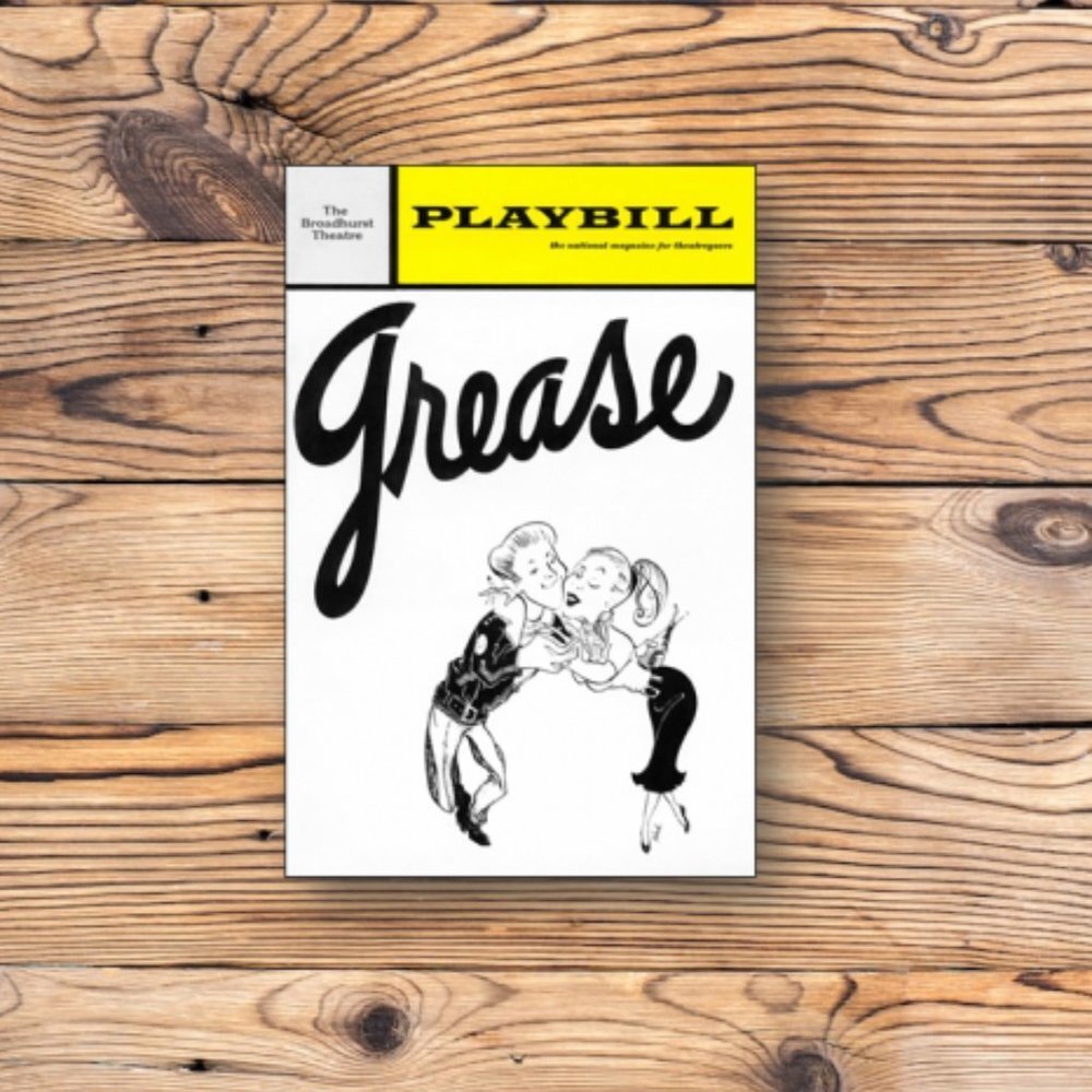 Grease Playbill Broadway Musical Refrigerator Fridge Locker‎ Tool Box Magnet